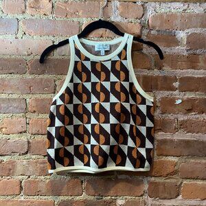 & Other Stories Geometric Tank Top